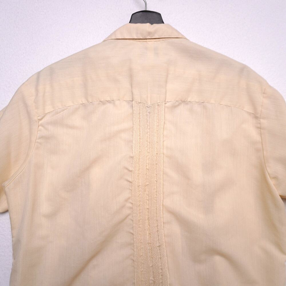 Vintage‎ Farah Embroidered Guayabera Shirt Cuban Style 42 - Picture 4 of 8